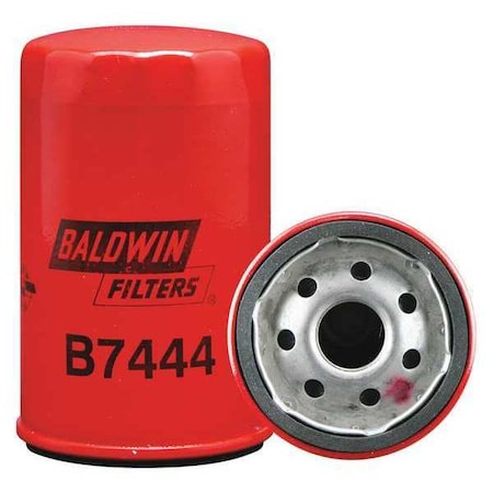 Baldwin Filters B7444 Oil Filter, Spin-On, 4-27/32"x3"x4-27/32"