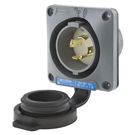 Hubbell Wiring Device-Kellems Wiring Device HBL2725SW - product photo 1