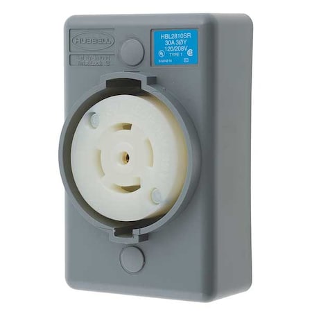 Hubbell Wiring Device-Kellems Wiring Device HBL2810SR - product photo 1