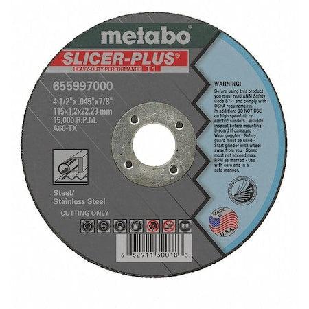 Metabo Grinding Wheel 655997000 - product photo 1