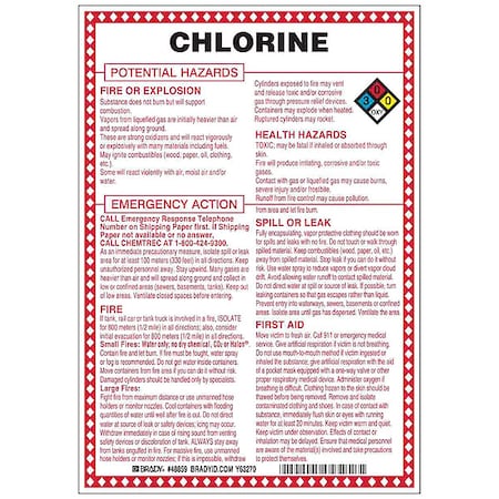 Brady Safety Sign 48859 - product photo 1