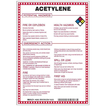 Brady Safety Sign 48842 - product photo 1
