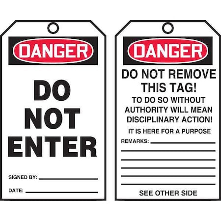 Accuform Safety Sign TAR140 - product photo 1