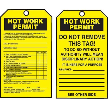 Accuform Safety Sign TAR724 - product photo 1