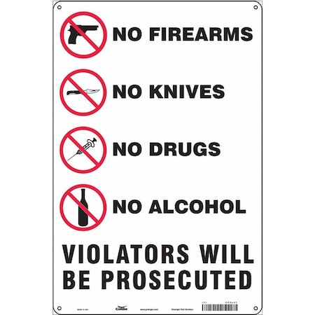 Condor Safety Sign 449L41 - product photo 1