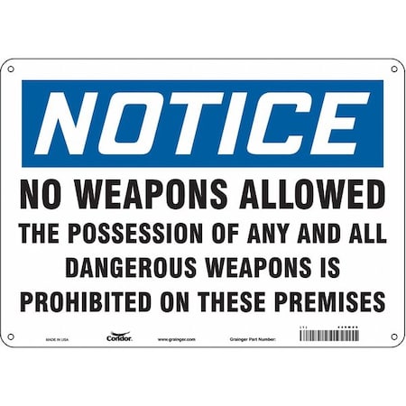 Condor Safety Sign 449M06 - product photo 1
