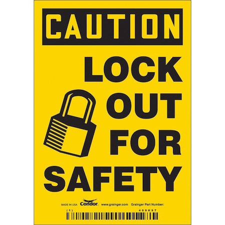 Condor Safety Sign 469K97 - product photo 1