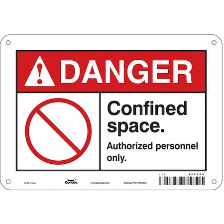Condor Safety Sign 465H54 - product photo 1