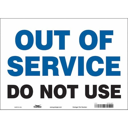 Condor Safety Sign 479L97 - product photo 1