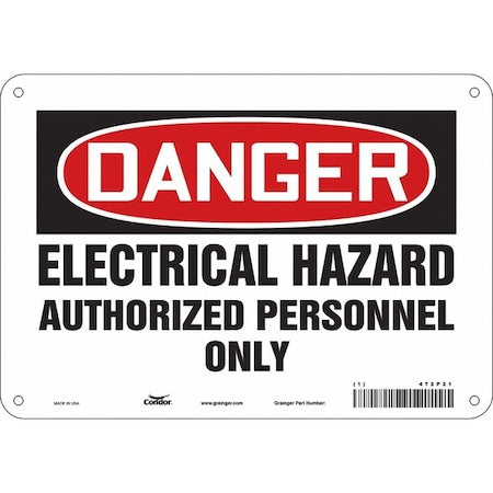 Condor Safety Sign 472P21 - product photo 1