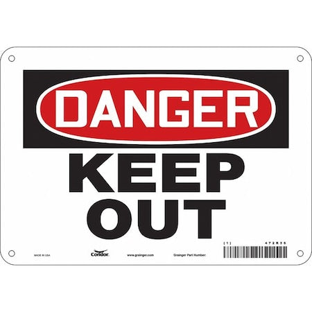 Condor Safety Sign 472R36 - product photo 1