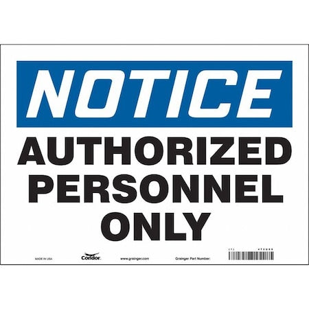 Condor Safety Sign 472U09 - product photo 1
