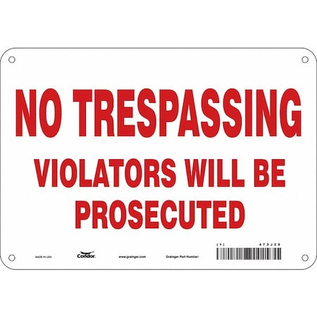 Condor Safety Sign 473J20 - product photo 1