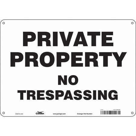 Condor Safety Sign 473K08 - product photo 1