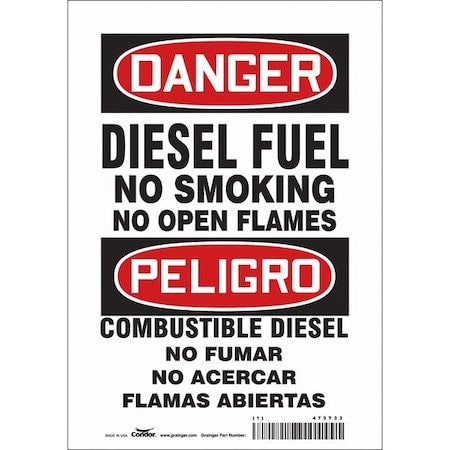 Condor Safety Sign 473T33 - product photo 1