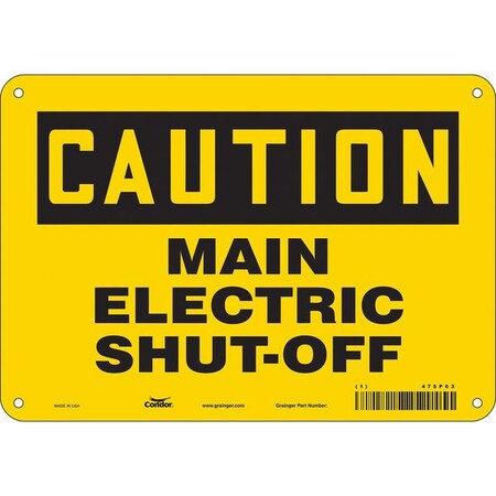 Condor Safety Sign 475P63 - product photo 1
