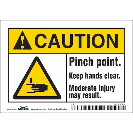 Condor Safety Sign 475C10 - product photo 1