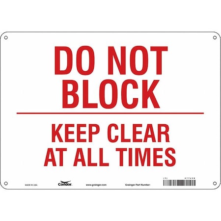 Condor Safety Sign 477J36 - product photo 1