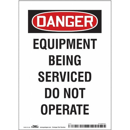Condor Safety Sign 478P06 - product photo 1