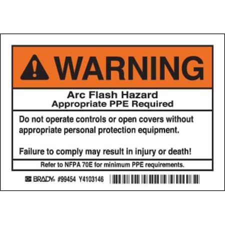 Brady Safety Sign 99454 - product photo 1