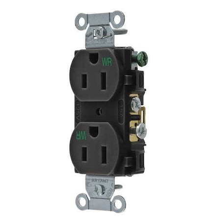 Bryant Wiring Device CBRS15BLKWR - product photo 1