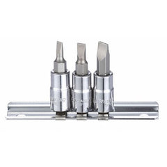 Westward 54TN95 Socket Bit Set, SAE, 8 pcs