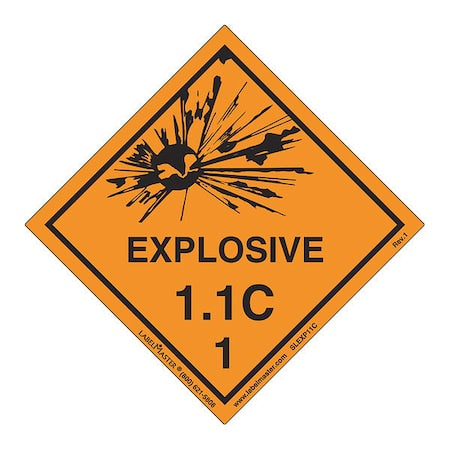 Labelmaster Safety Sign SLEXP11C - product photo 1