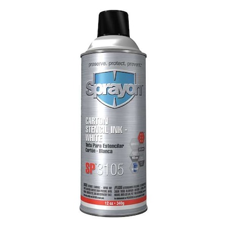 Sprayon SC3105000 Stencilink, Wht, 12oz