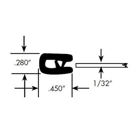 Fairchild Rubber Stock 0341-50 - product photo 1