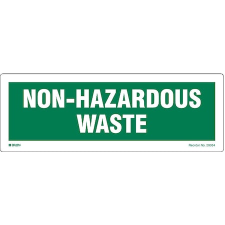 Brady Safety Sign 20034LS - product photo 1
