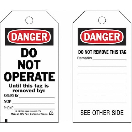 Brady Safety Sign 86461 - product photo 1