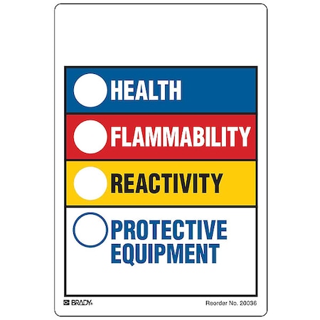 Brady Safety Sign 20036VLS - product photo 1
