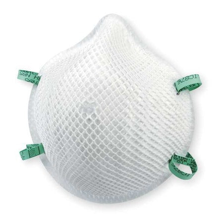 Moldex 2207N95 Disposable Respirator, Non-Adj. Dual Strap, Pack of 20
