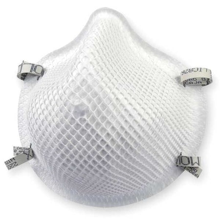 Moldex 2201N95 Disposable Respirator, Non-Adj. Dual Strap, Pack of 20