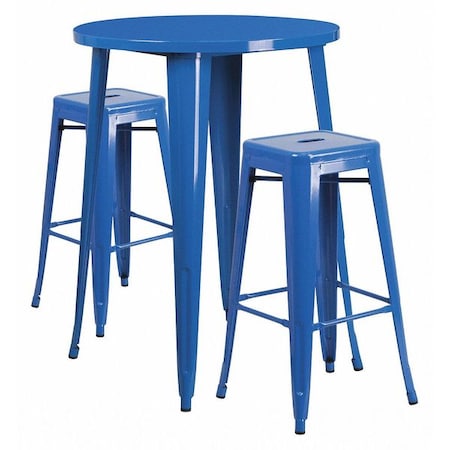 Flash Furniture Kitchen Furniture CH-51090BH-2-30SQST-BL-GG - product photo 1