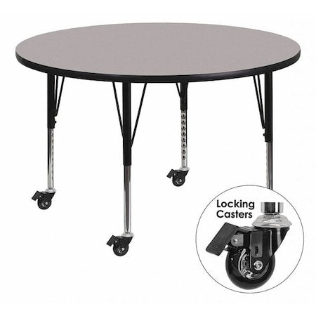 Flash Furniture Office Furniture XU-A48-RND-GY-H-P-CAS-GG - product photo 1
