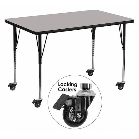 Flash Furniture Office Furniture XU-A3048-REC-GY-T-A-CAS-GG - product photo 1