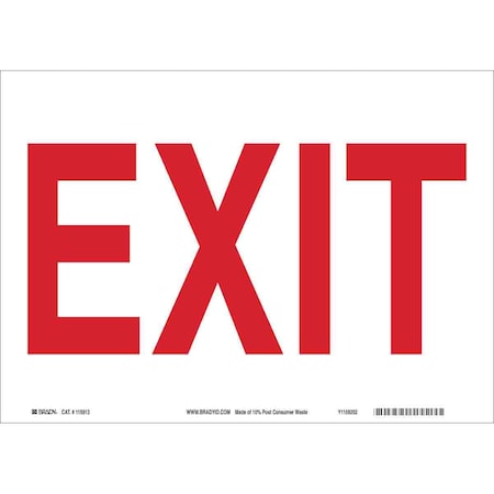 Brady Safety Sign 22490 - product photo 1
