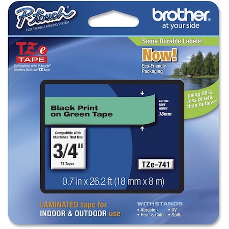 Brother Office Electronics Item TZE741G - product photo 1