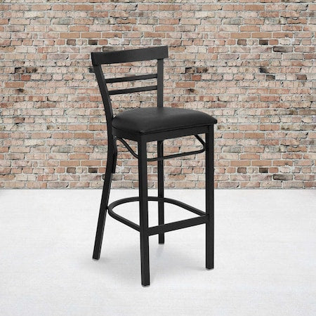 Flash Furniture Kitchen Furniture 2-XU-DG6R9BLAD-BAR-BLKV-GG - product photo 1