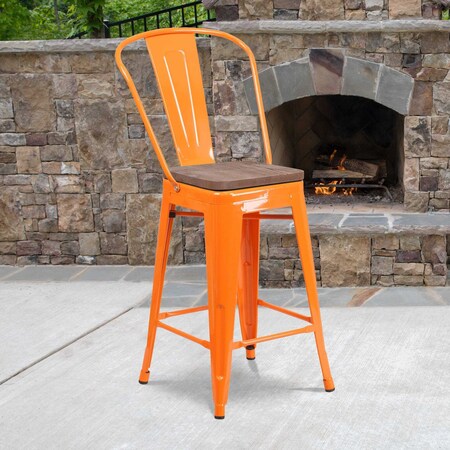 Flash Furniture Kitchen Furniture CH-31320-24GB-OR-WD-GG - product photo 1