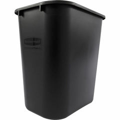 Rubbermaid Commercial FG295600BLA Rectangular Wastebasket, 7 gal, LLDPE