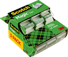 Scotch FBA_3105 Clear Tape, 3/4 in