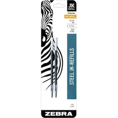 Zebra Pen 88112 Pen Refill, Black, Pack of 2 - product photo 1
