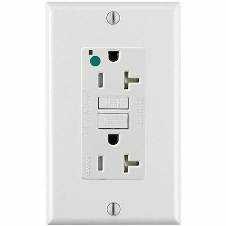 Leviton Wiring Device GFTR2-HGW - product photo 1