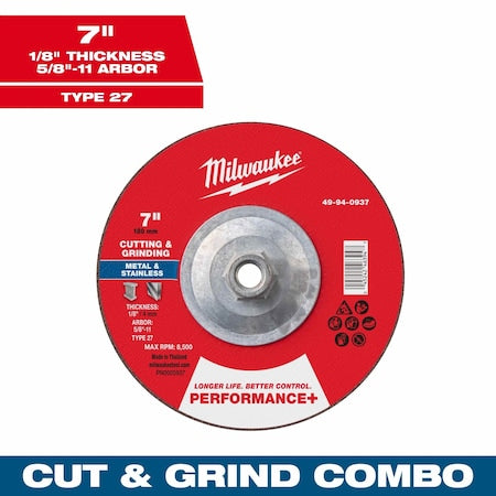 Milwaukee Tool Grinding Wheel 49-94-0937 - product photo 1