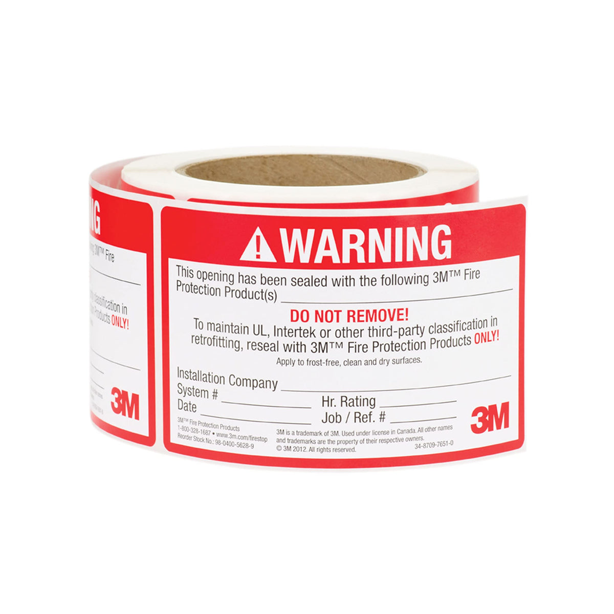 3M Label 54917, 3 x 5 stopa
