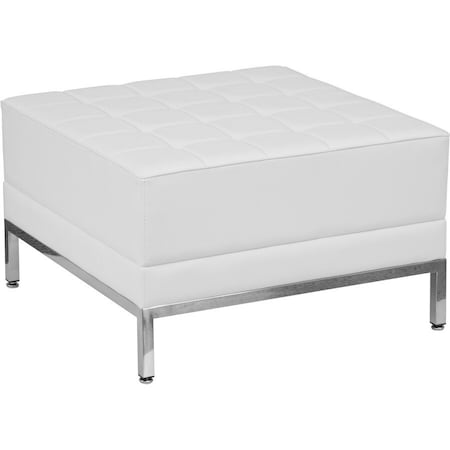 Flash Furniture Living Room Furniture ZB-IMAG-OTTOMAN-WH-GG - product photo 1