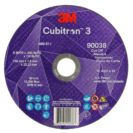 3M Cubitron Grinding Wheel 90038 - product photo 1