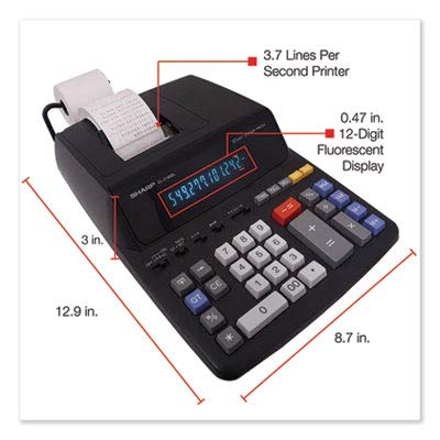 Sharp Calculator EL2196BL, 1 Count – view 6